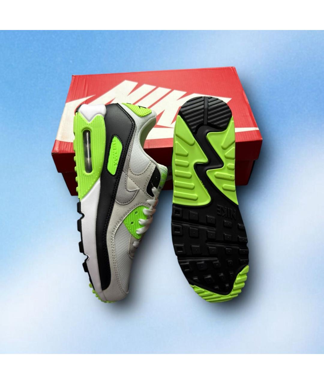 NIKE Белые текстильные низкие кроссовки / кеды, фото 6