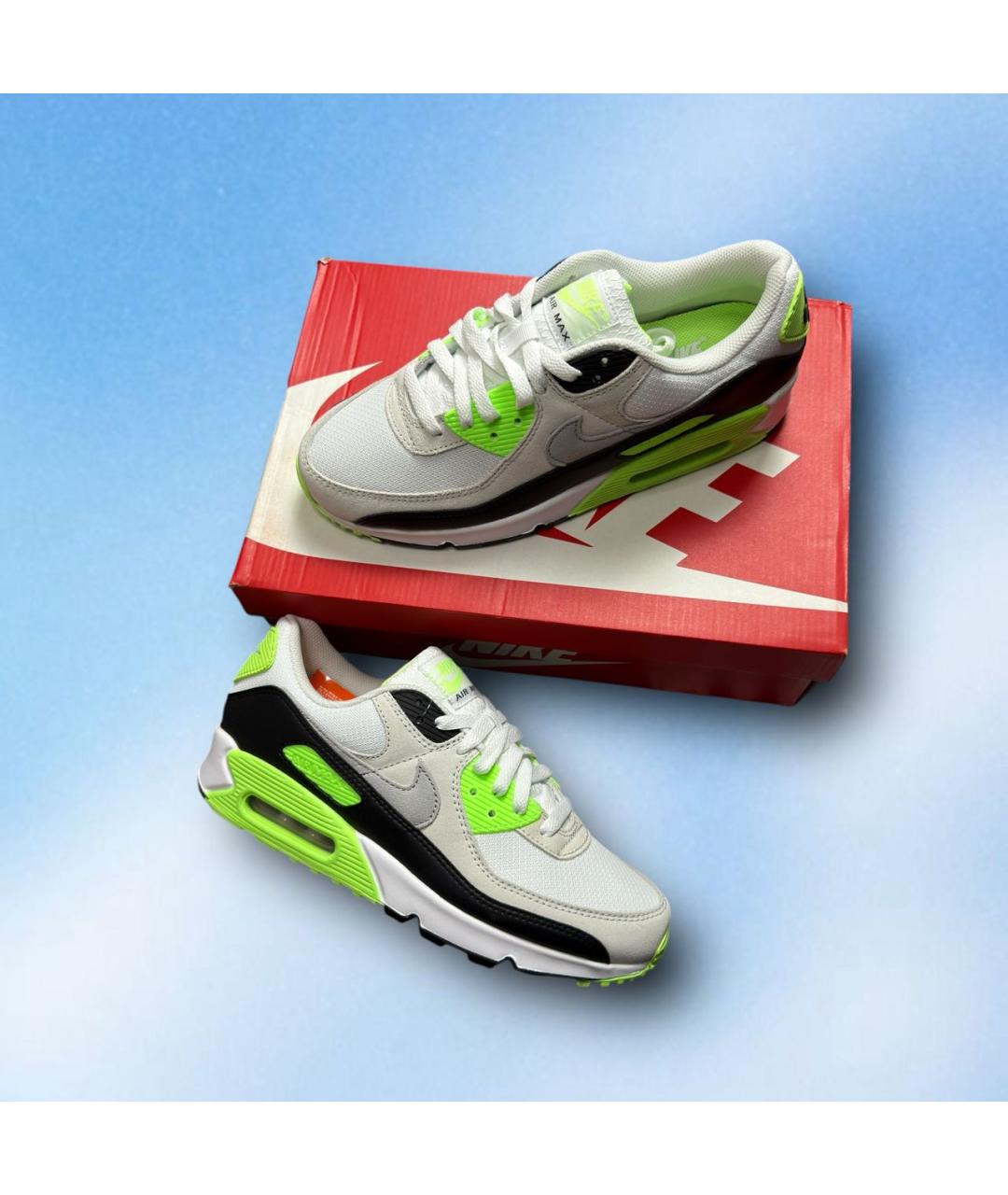 NIKE Белые текстильные низкие кроссовки / кеды, фото 2