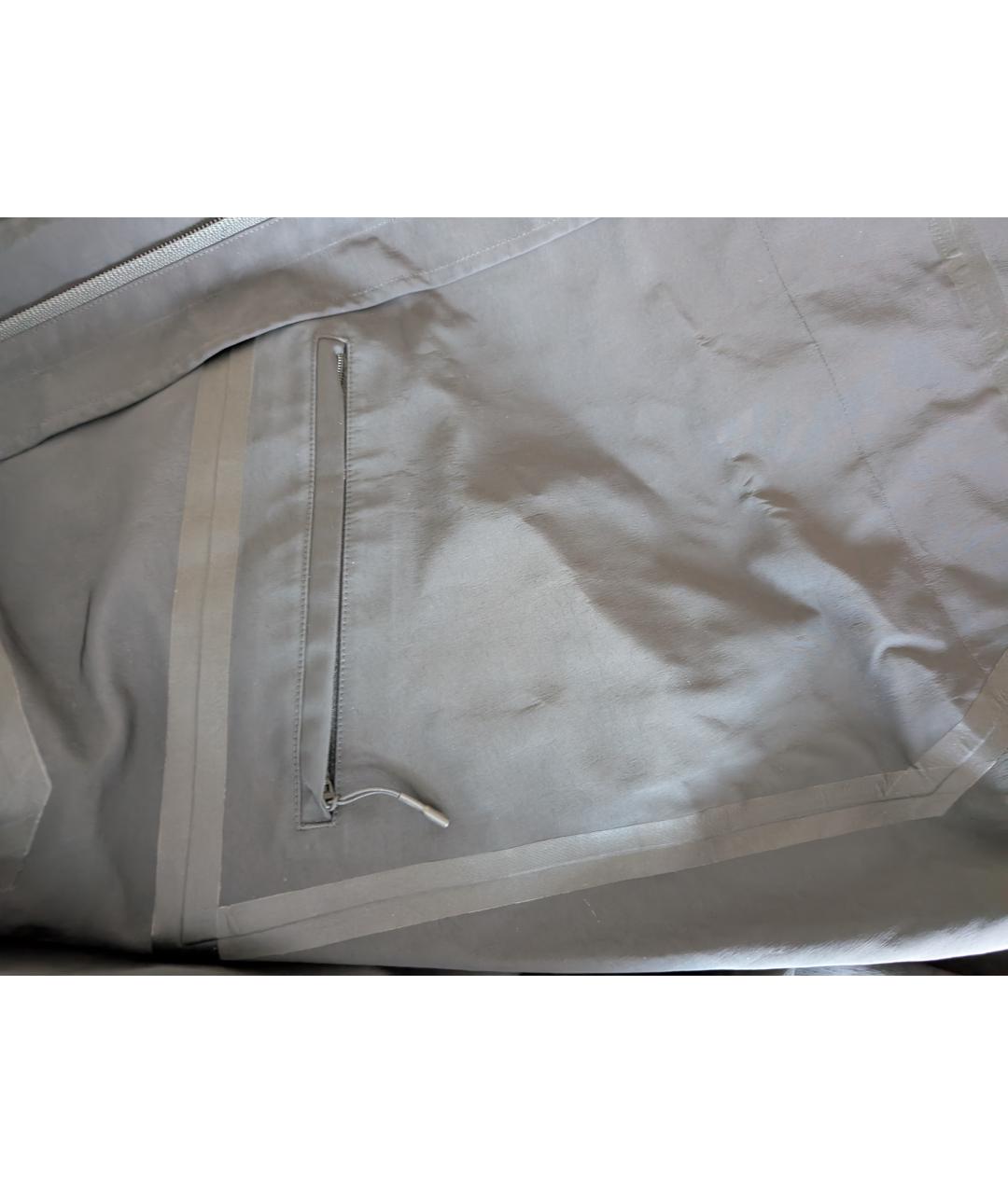 Y-3 Черный хлопковый тренч / плащ, фото 6