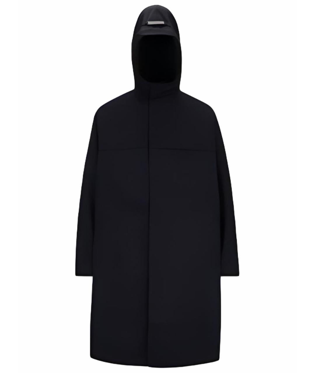 Y-3 Черный хлопковый тренч / плащ, фото 1