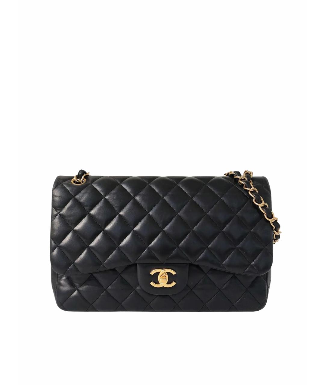 CHANEL Черная кожаная сумка тоут, фото 1