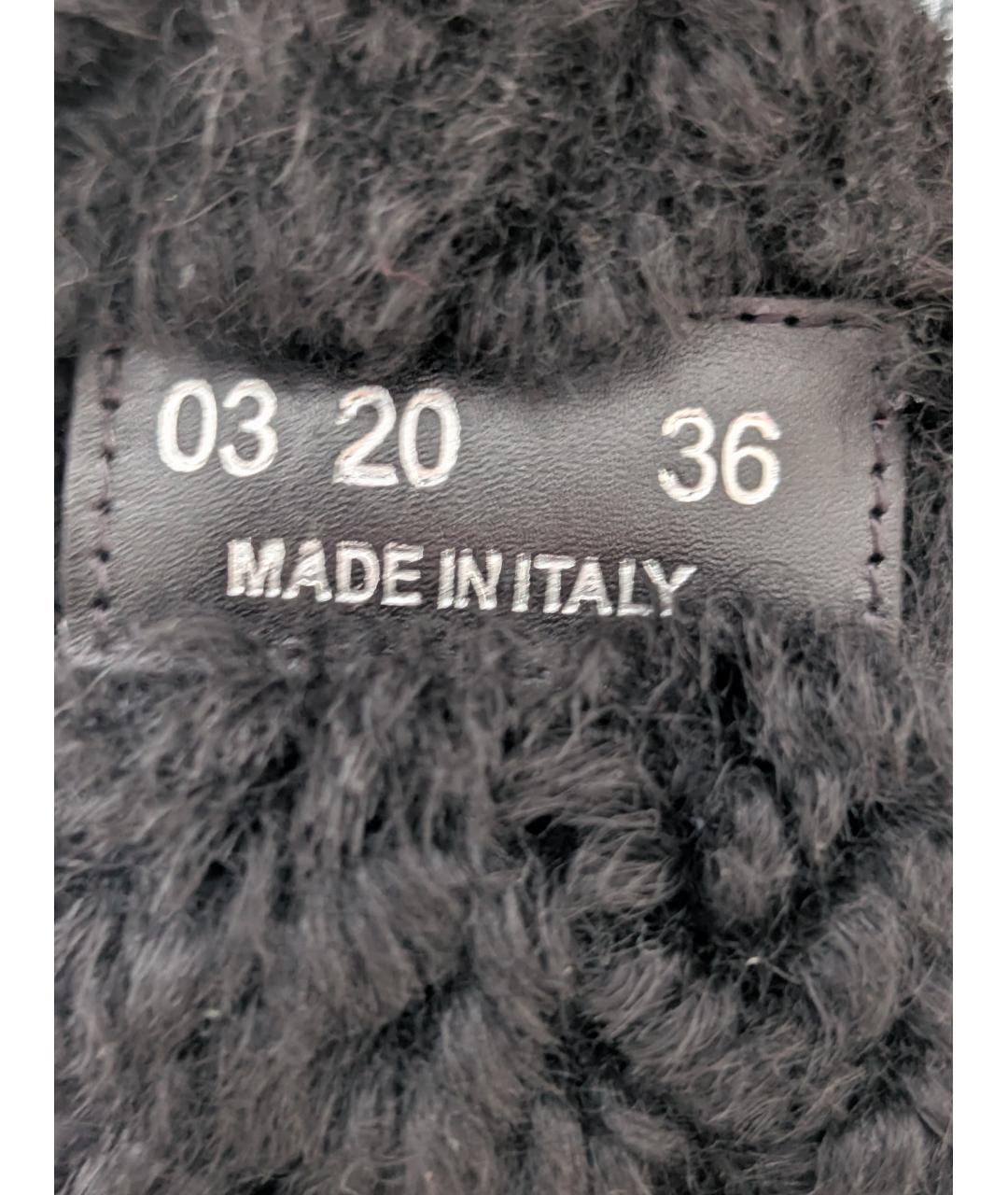 OFF-WHITE Черные кожаные ботинки, фото 7