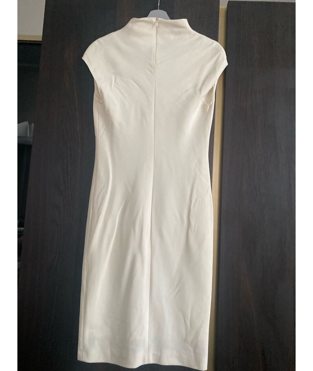 MAX MARA Бежевое шерстяное платье, фото 2