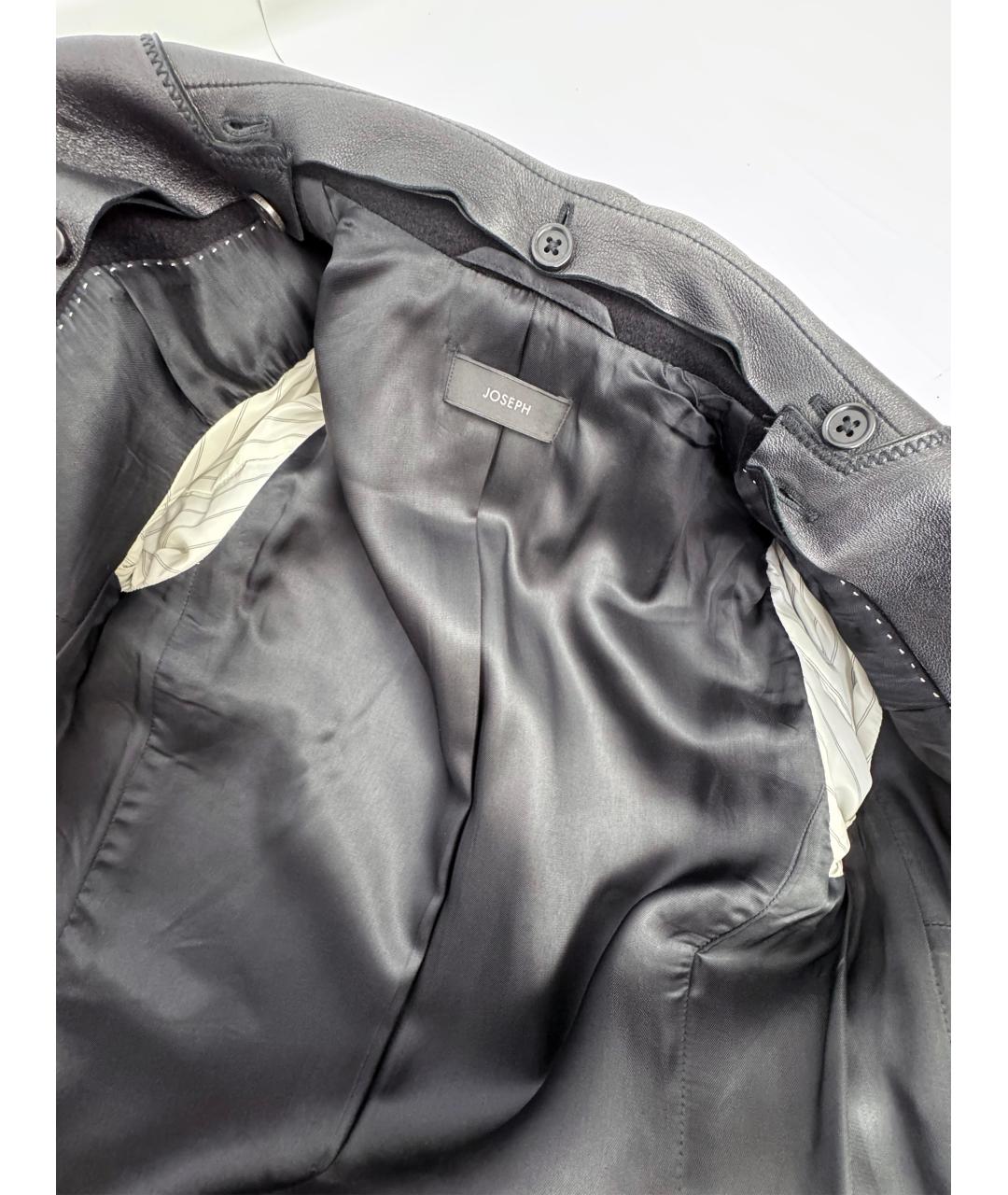 JOSEPH Черное шерстяное пальто, фото 3