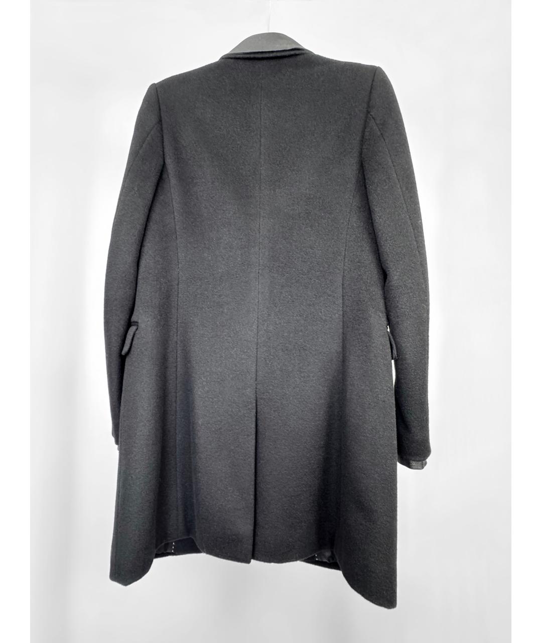 JOSEPH Черное шерстяное пальто, фото 2