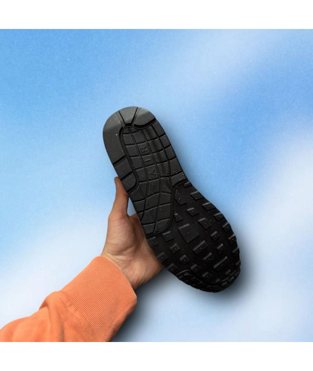 NIKE Черные текстильные низкие кроссовки / кеды, фото 5