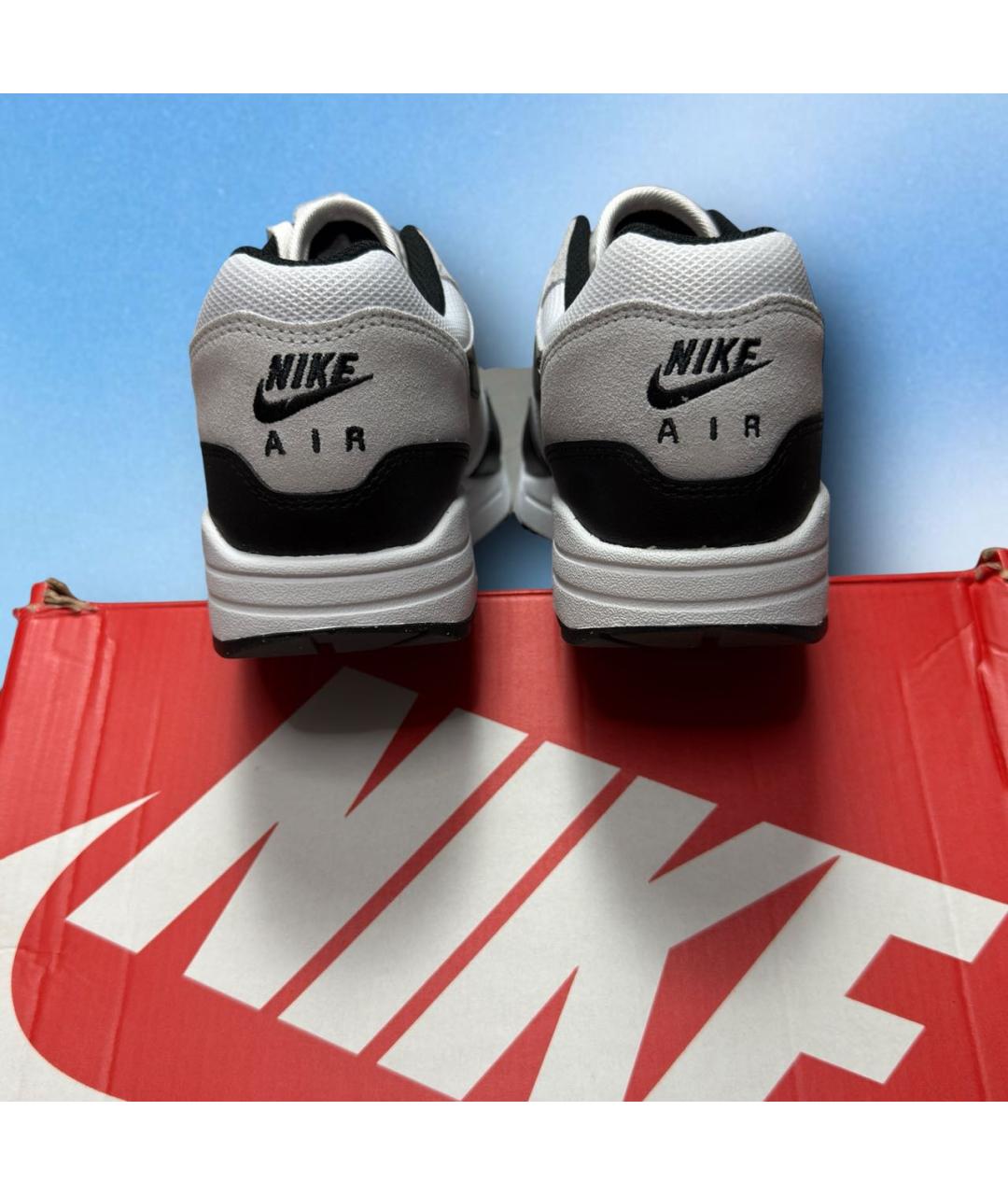 NIKE Черные текстильные низкие кроссовки / кеды, фото 3