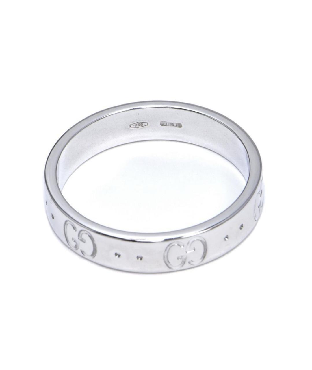 GUCCI Серебряное кольцо из белого золота, фото 3
