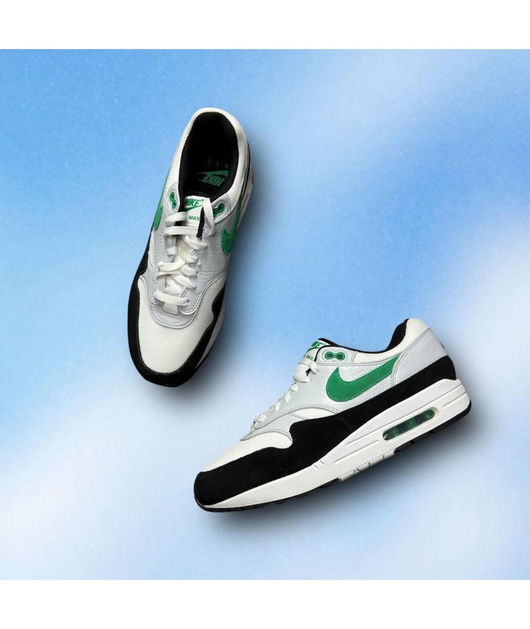 NIKE Зеленые текстильные низкие кроссовки / кеды, фото 5