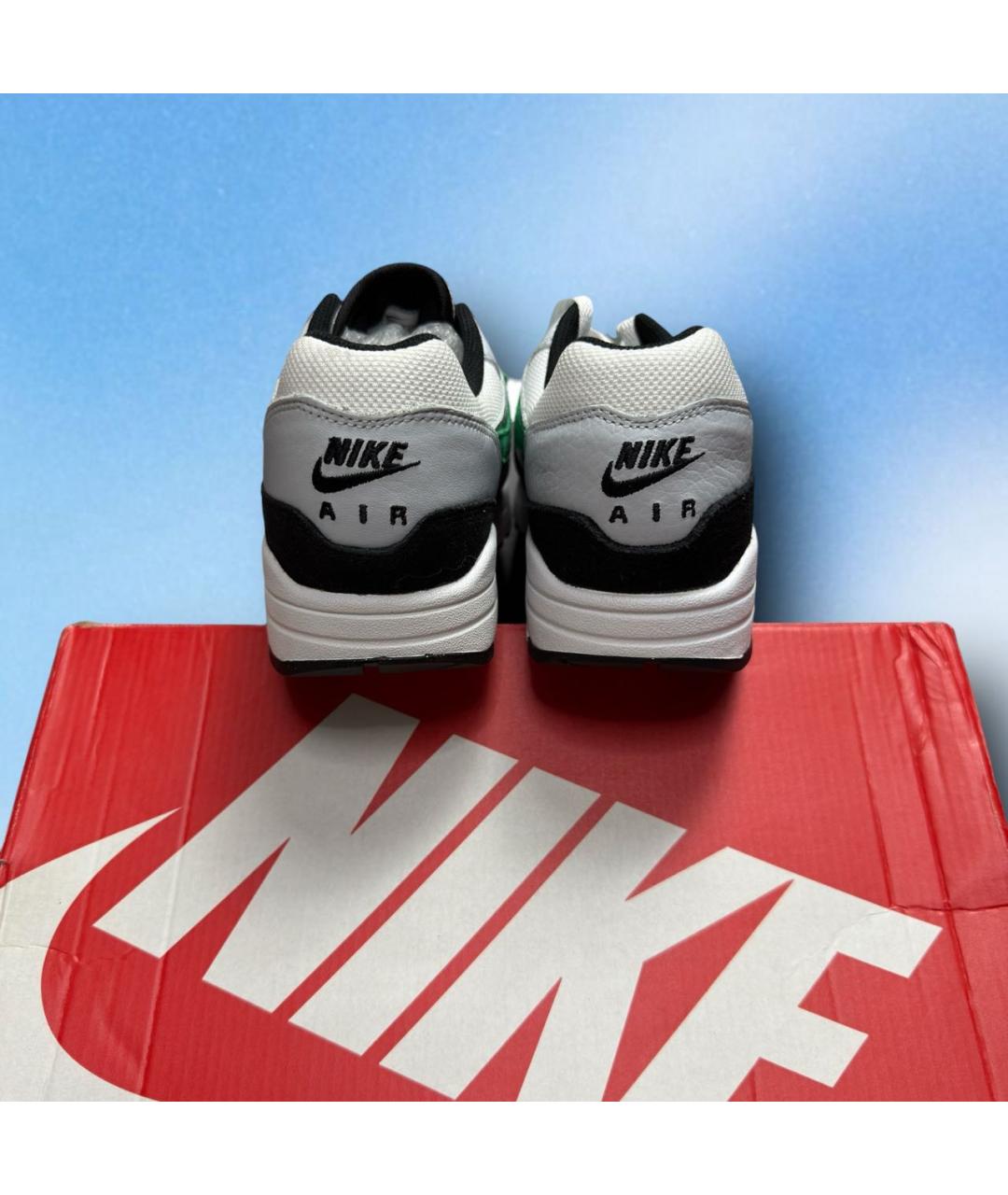 NIKE Зеленые текстильные низкие кроссовки / кеды, фото 4