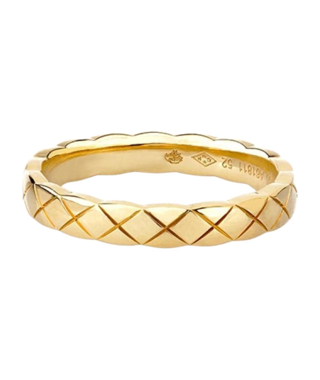 CHANEL Золотое кольцо из желтого золота, фото 1