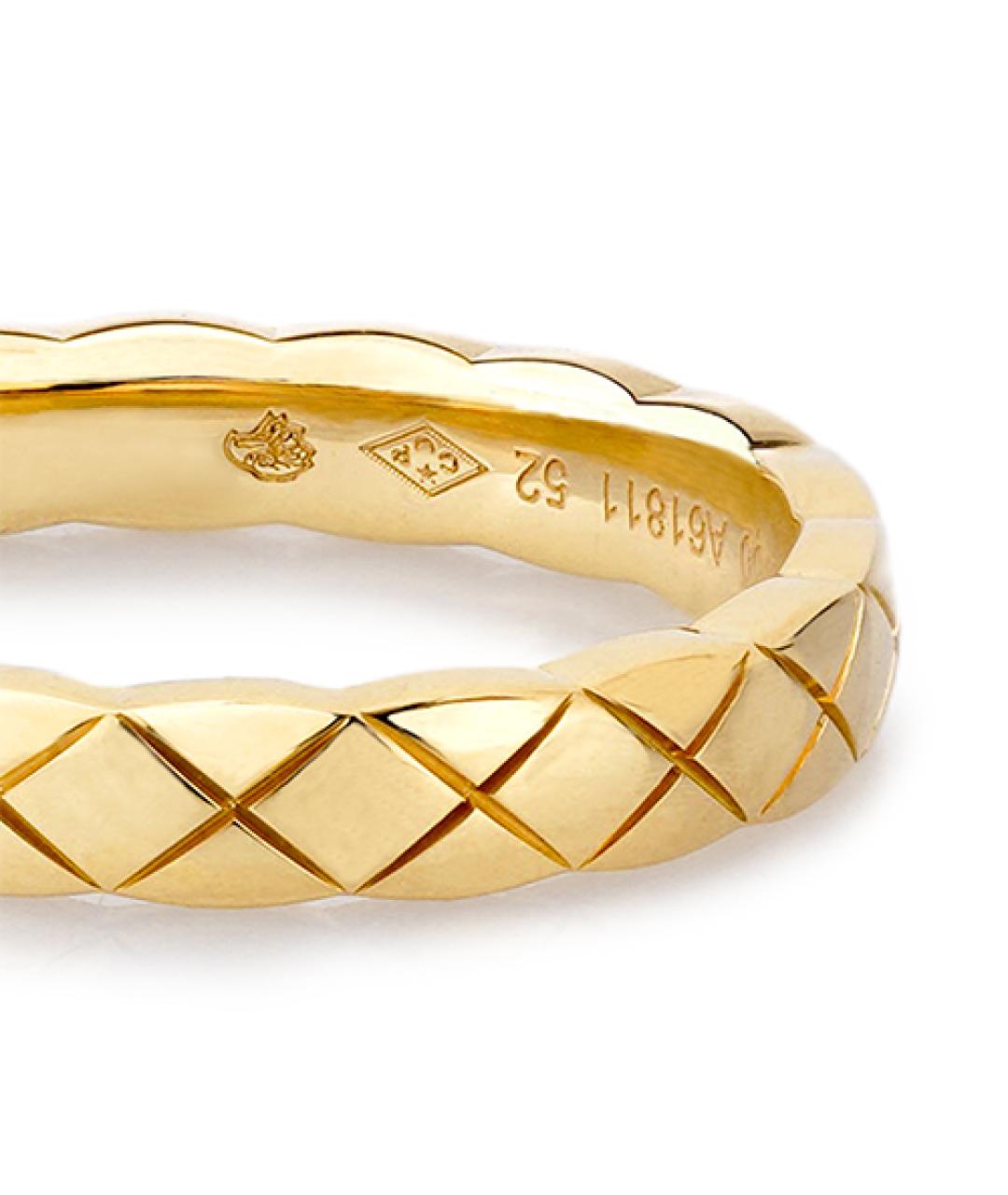 CHANEL Золотое кольцо из желтого золота, фото 3