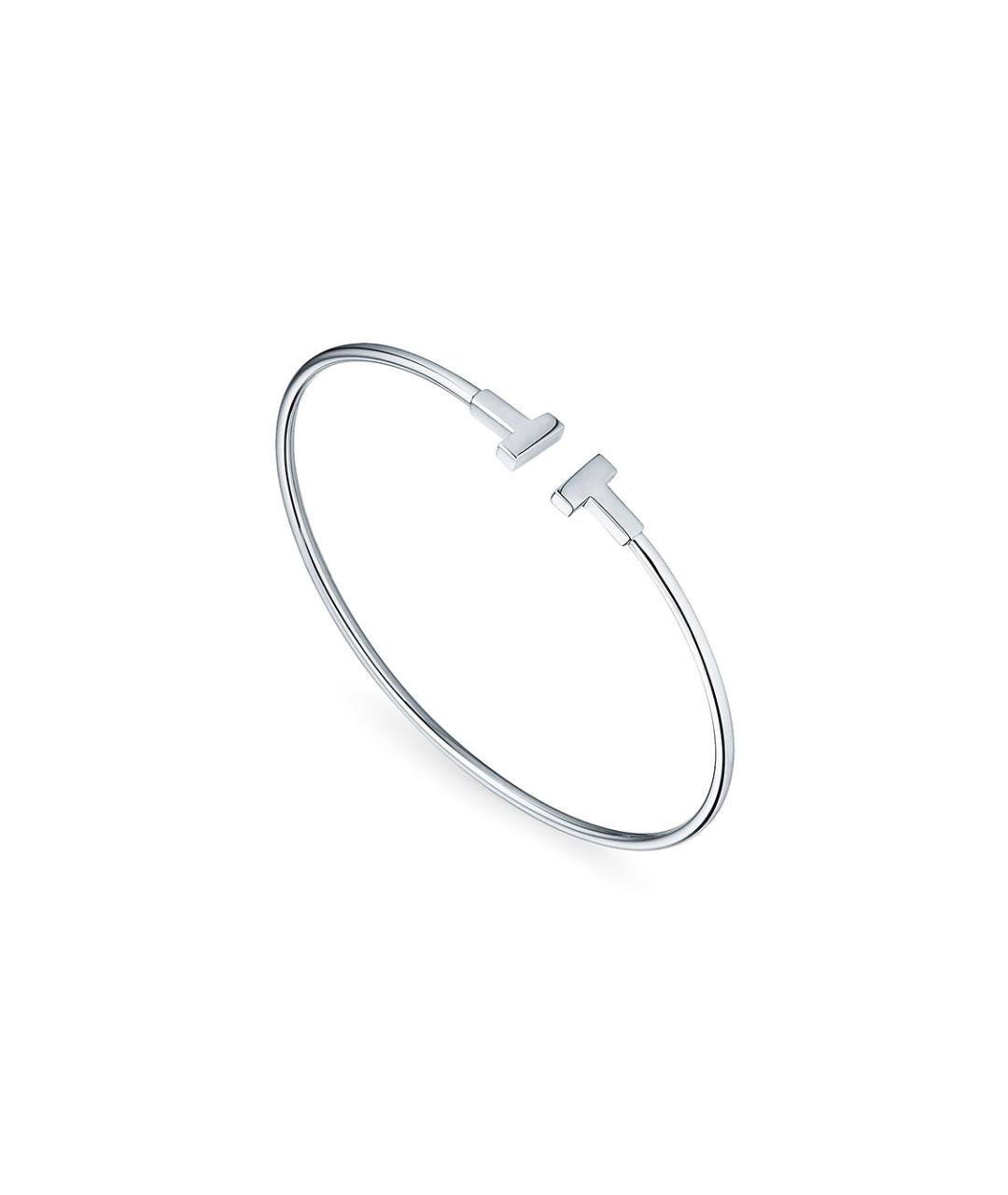 TIFFANY&CO Серебрянный браслет из белого золота, фото 2