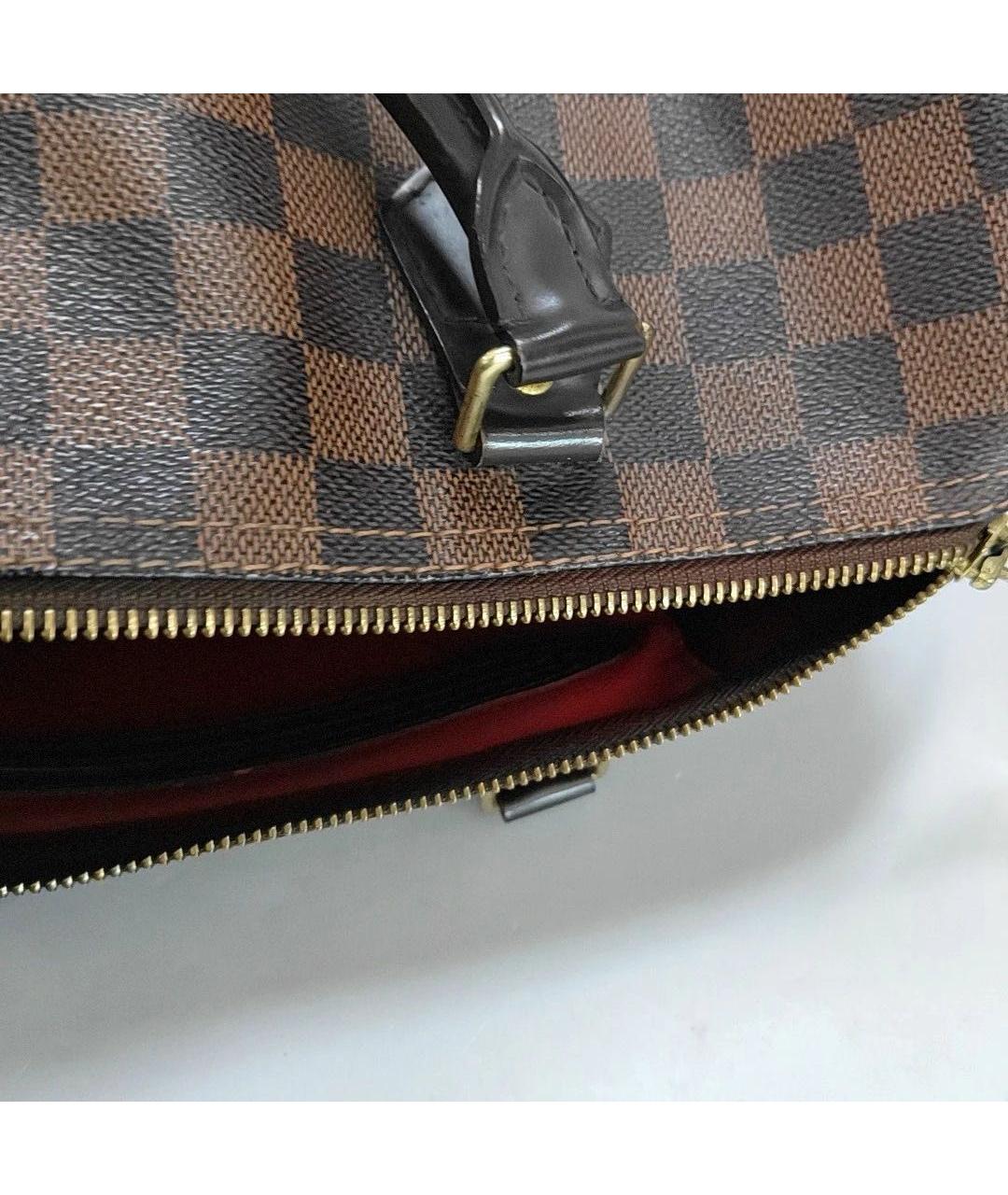 LOUIS VUITTON Коричневая сумка с короткими ручками, фото 6