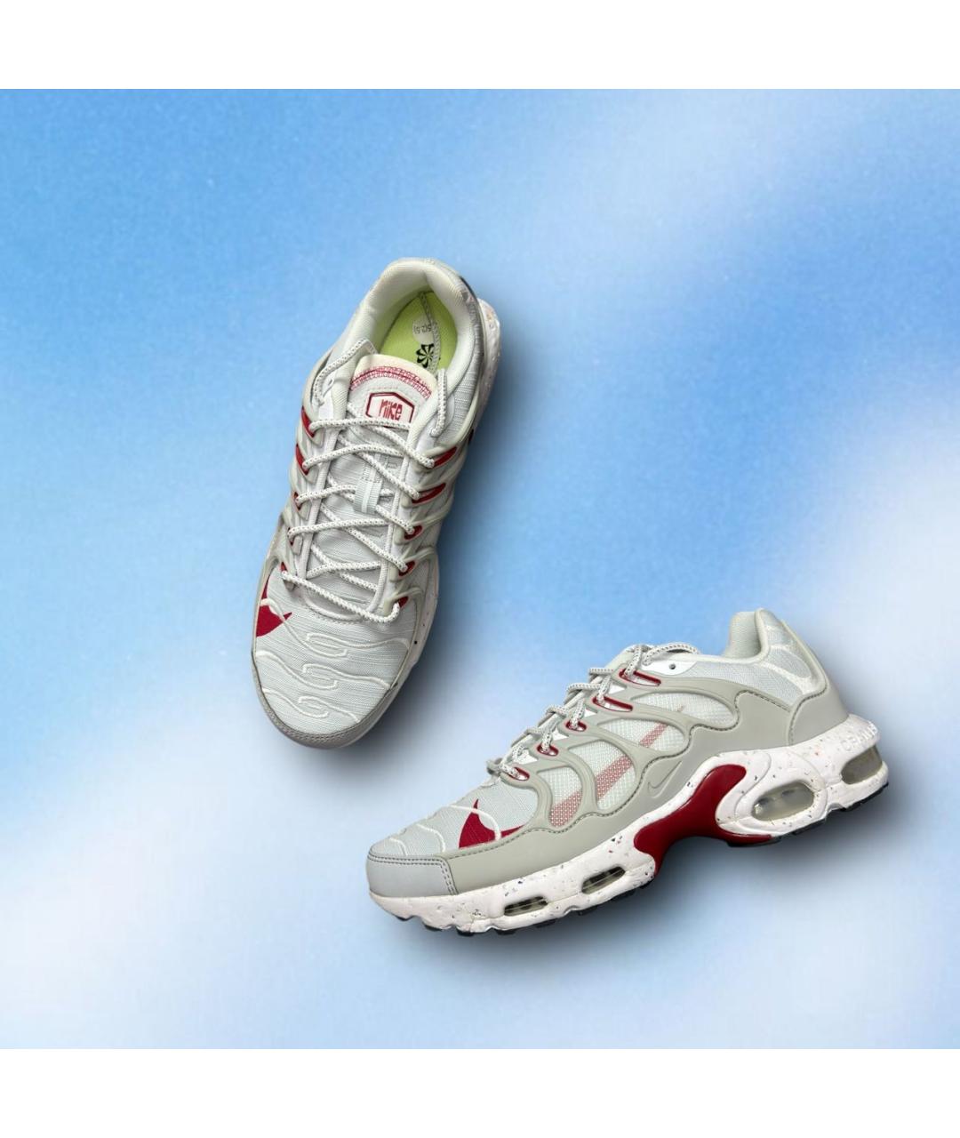 NIKE Красные текстильные низкие кроссовки / кеды, фото 4