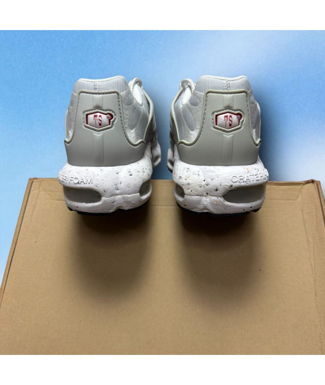 NIKE Красные текстильные низкие кроссовки / кеды, фото 3