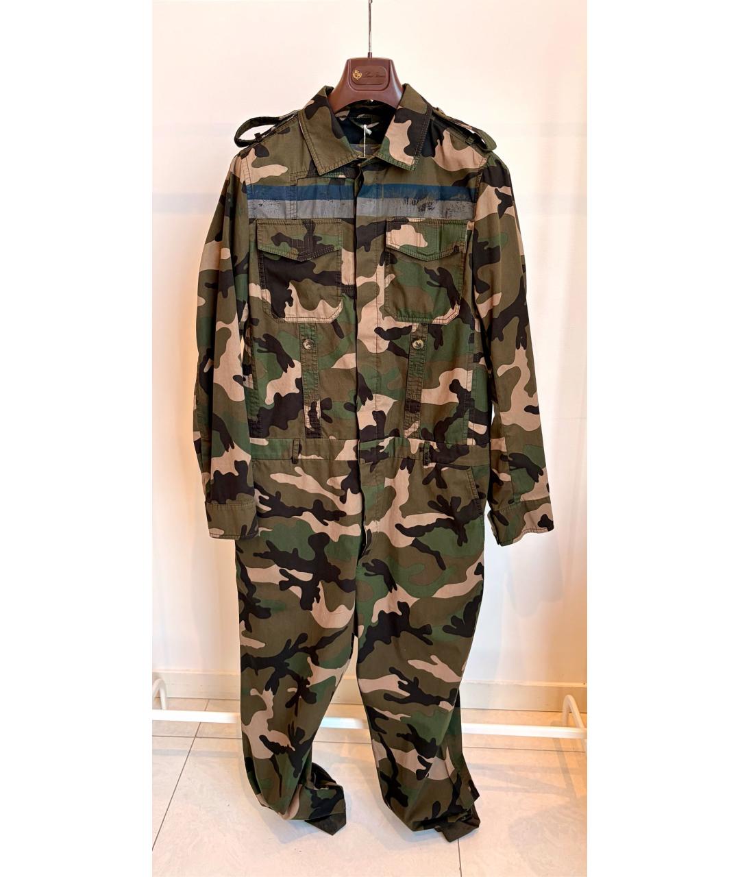 VALENTINO Мульти хлопковый комбинезон, фото 7