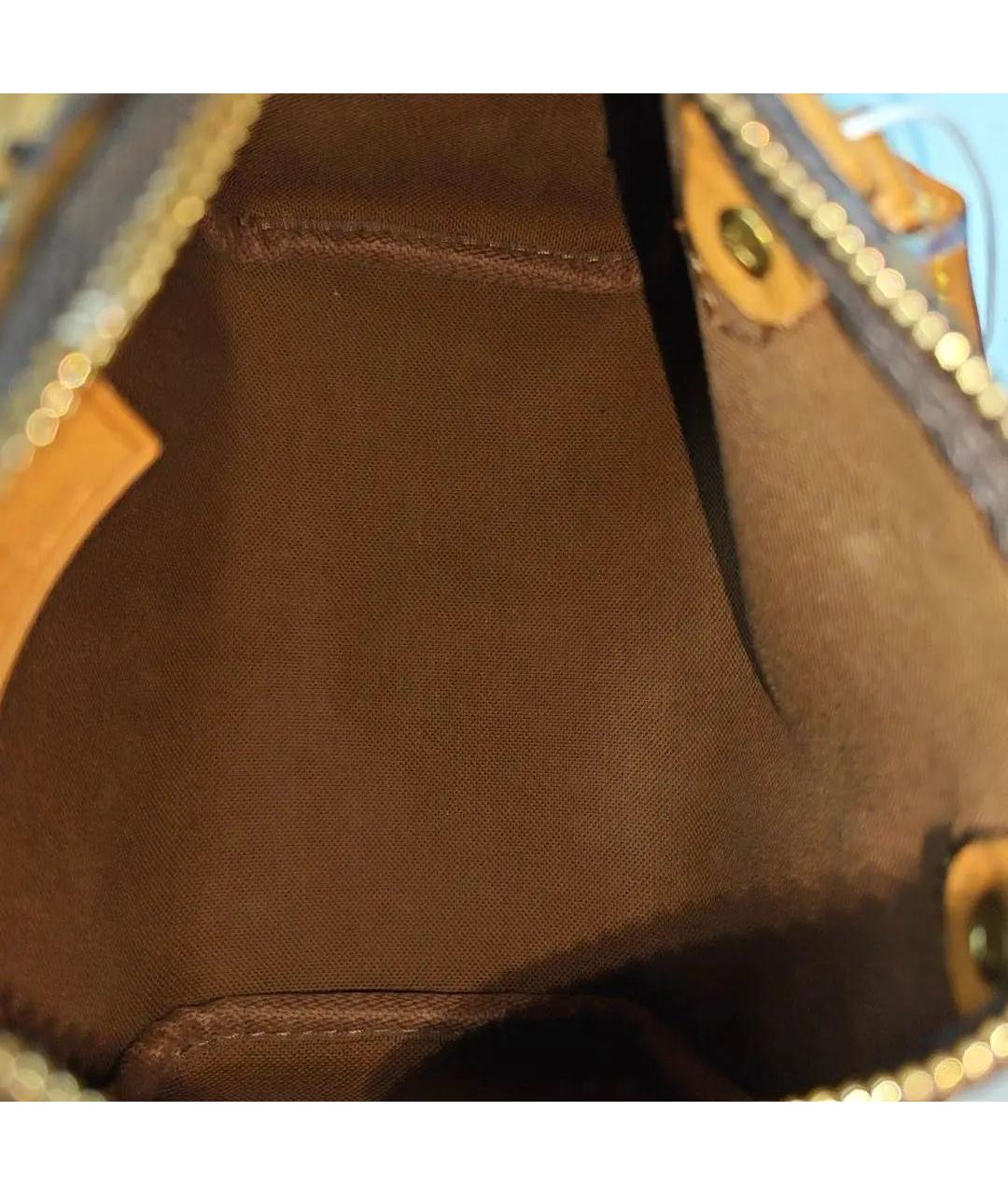 LOUIS VUITTON Коричневая сумка с короткими ручками, фото 6