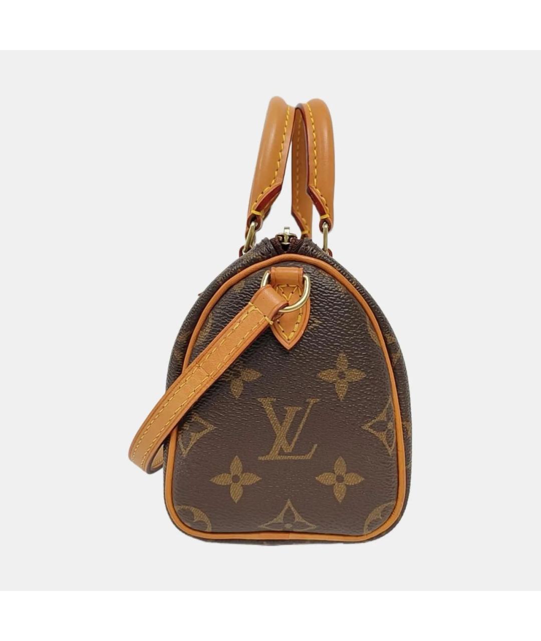 LOUIS VUITTON Коричневая сумка с короткими ручками, фото 3