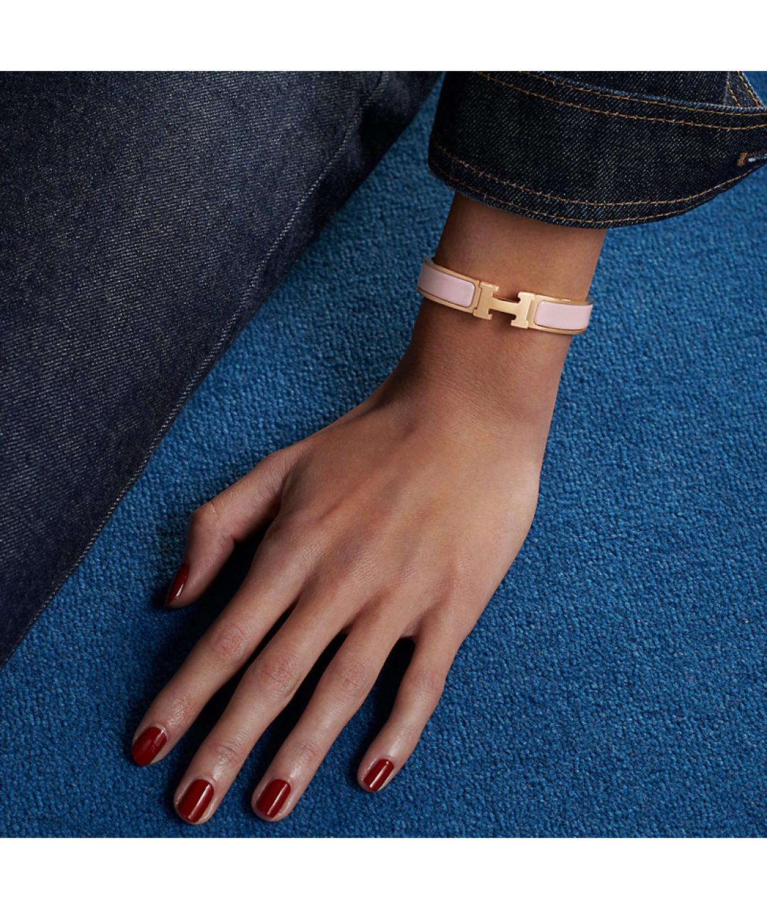 HERMES Серебрянный браслет, фото 2