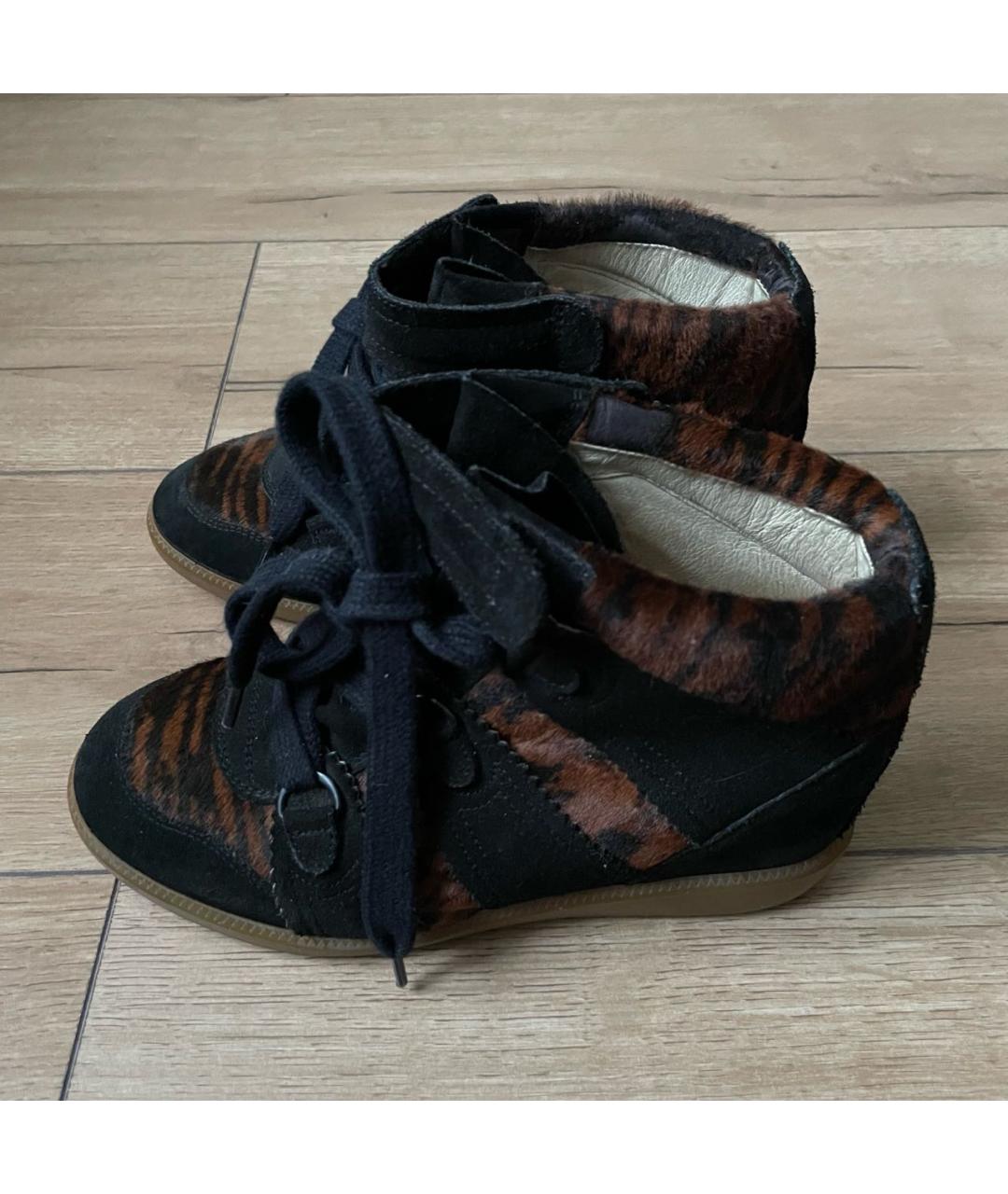 ISABEL MARANT Мульти замшевые кроссовки, фото 2