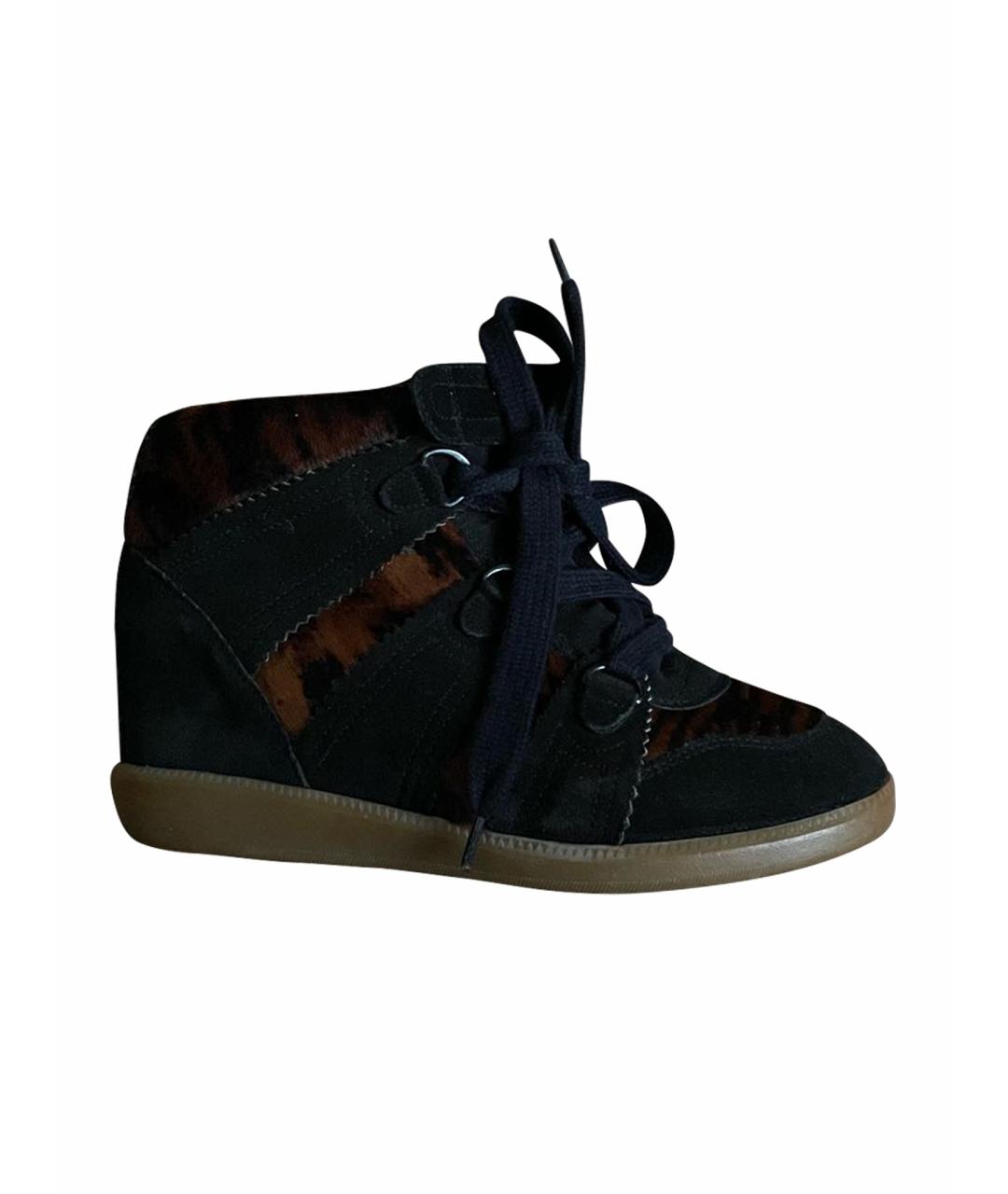 ISABEL MARANT Мульти замшевые кроссовки, фото 1