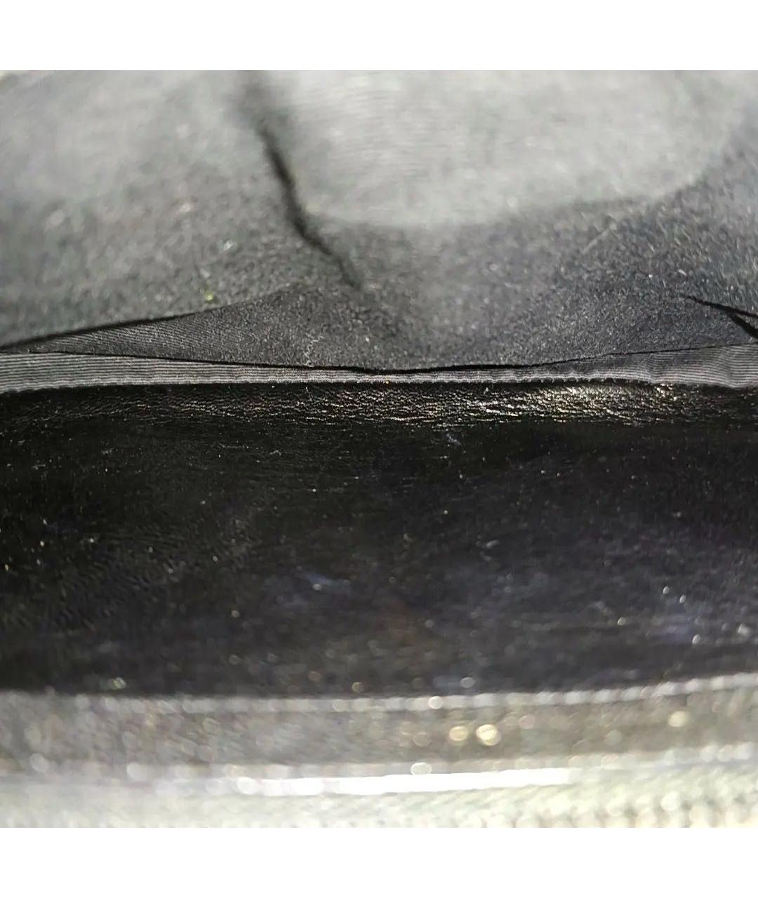 SAINT LAURENT Черная кожаная сумка через плечо, фото 4