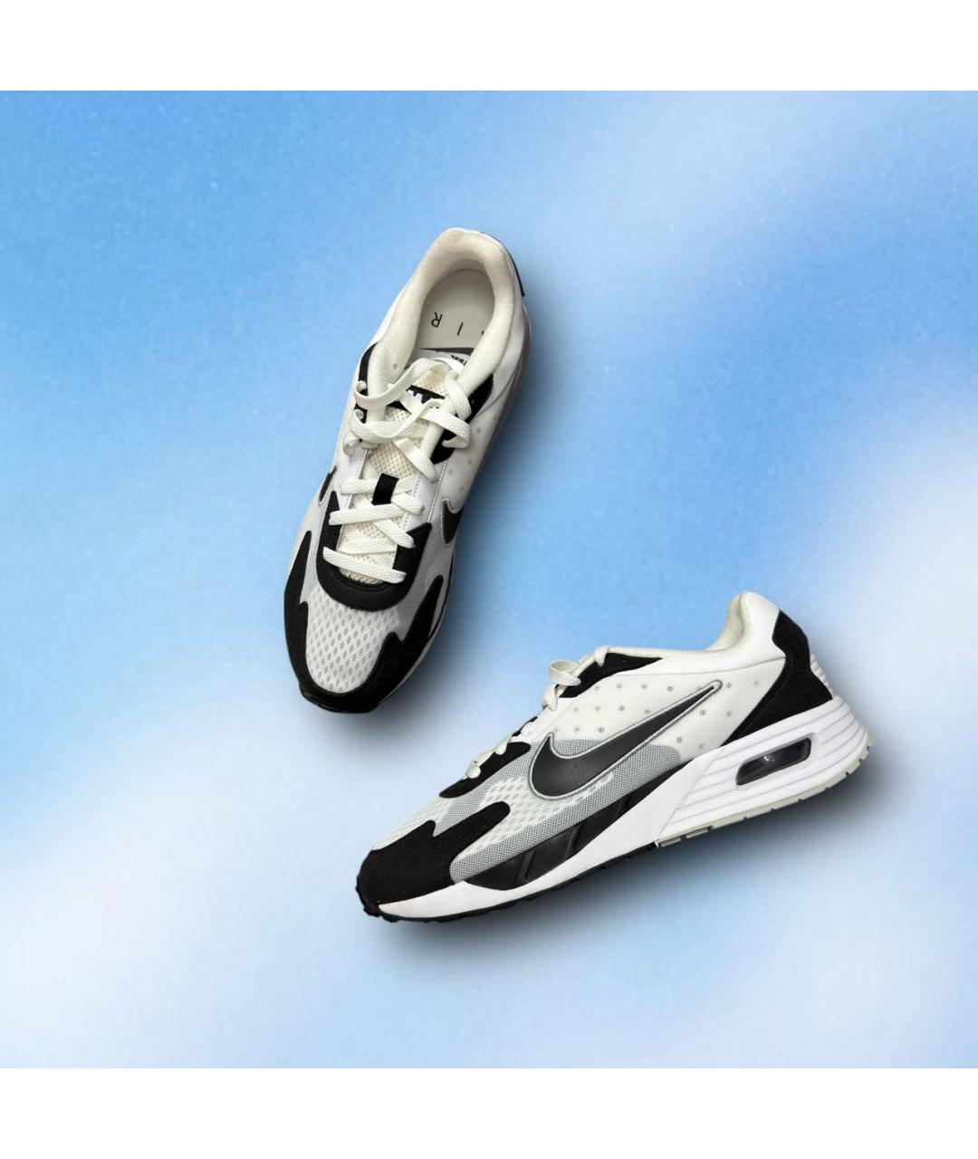 NIKE Черные текстильные низкие кроссовки / кеды, фото 4