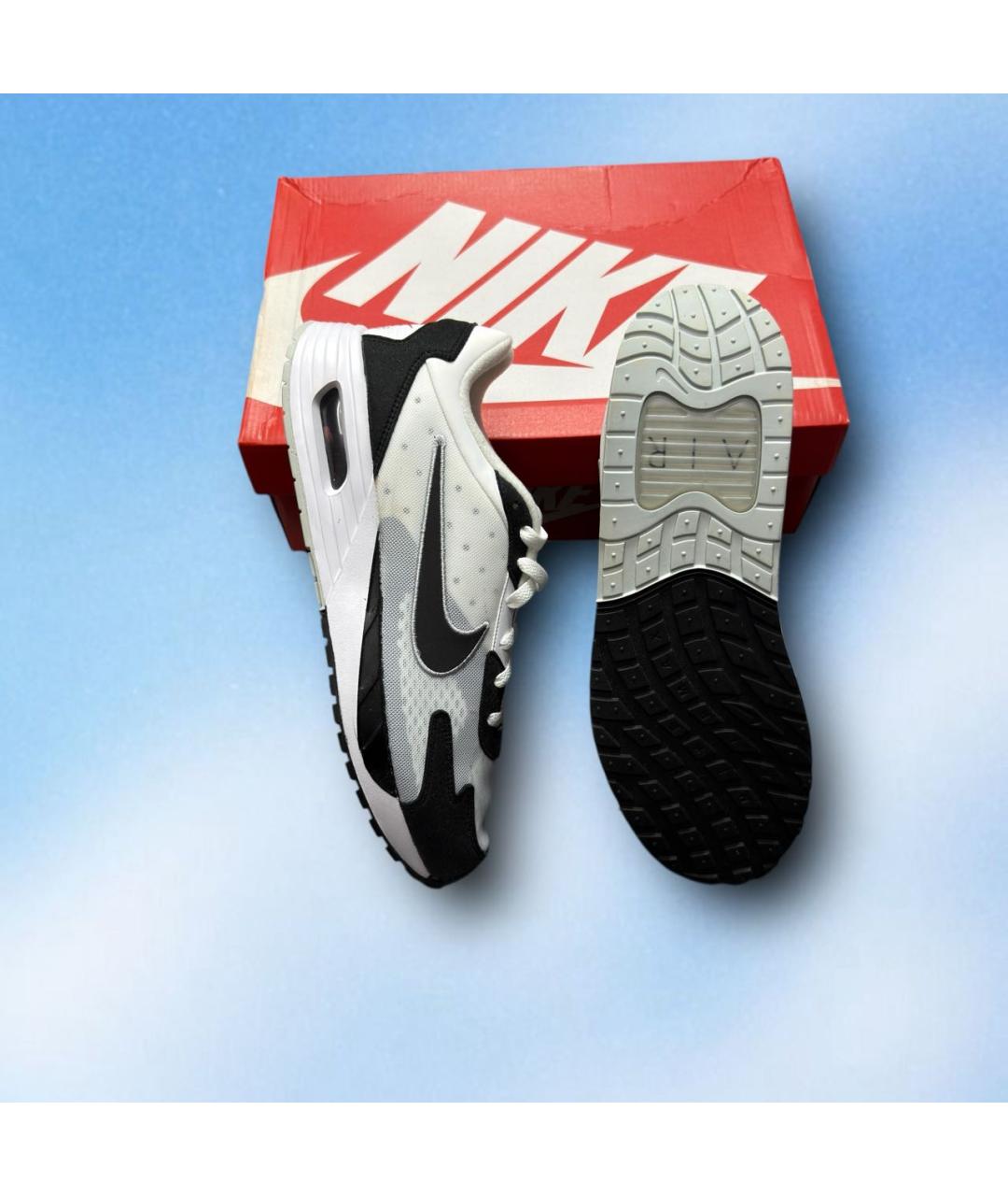 NIKE Черные текстильные низкие кроссовки / кеды, фото 6