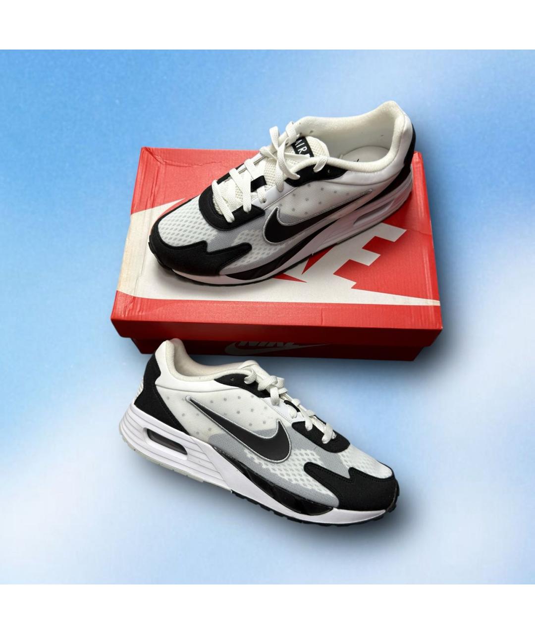 NIKE Черные текстильные низкие кроссовки / кеды, фото 2