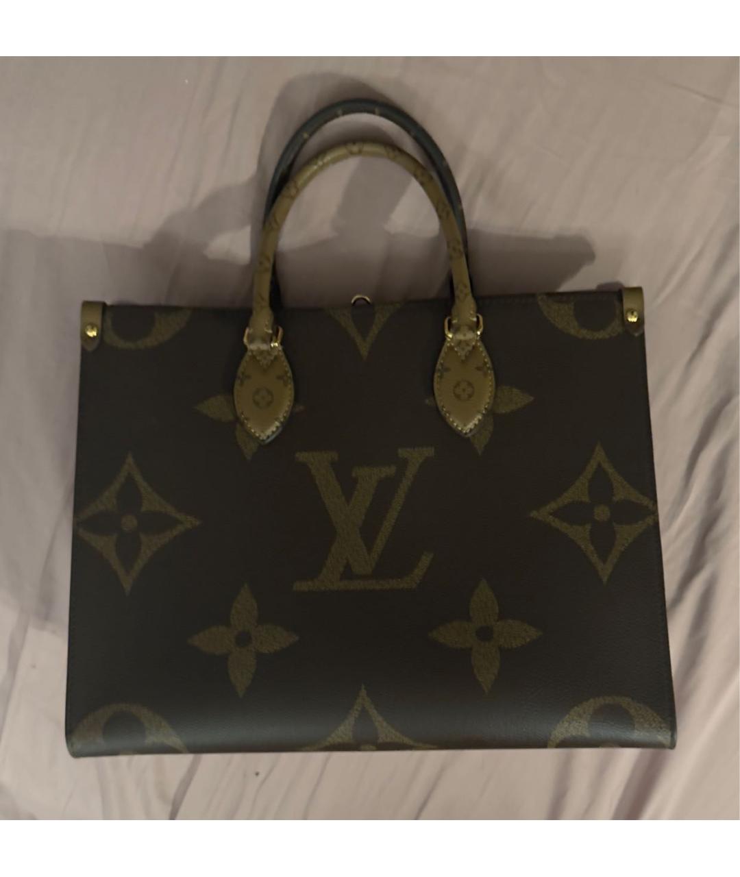 LOUIS VUITTON Коричневая сумка с короткими ручками, фото 9