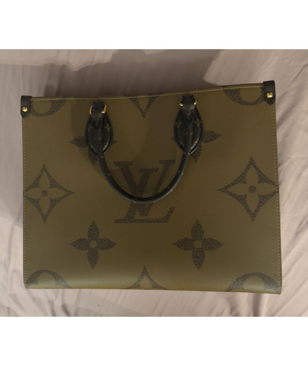 LOUIS VUITTON Коричневая сумка с короткими ручками, фото 2