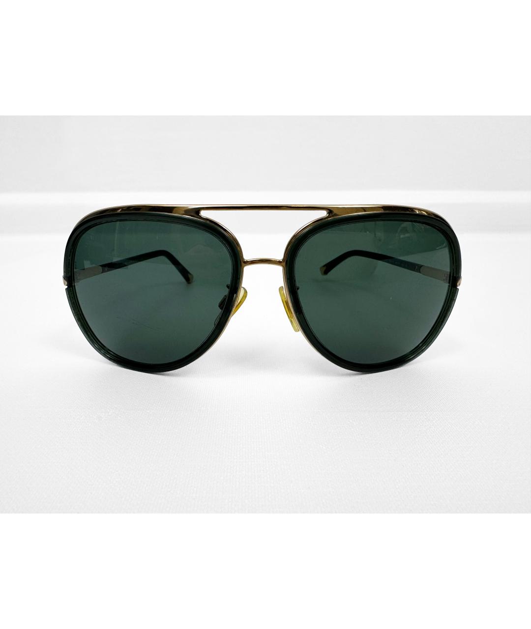 DOLCE&GABBANA Зеленые металлические солнцезащитные очки, фото 8