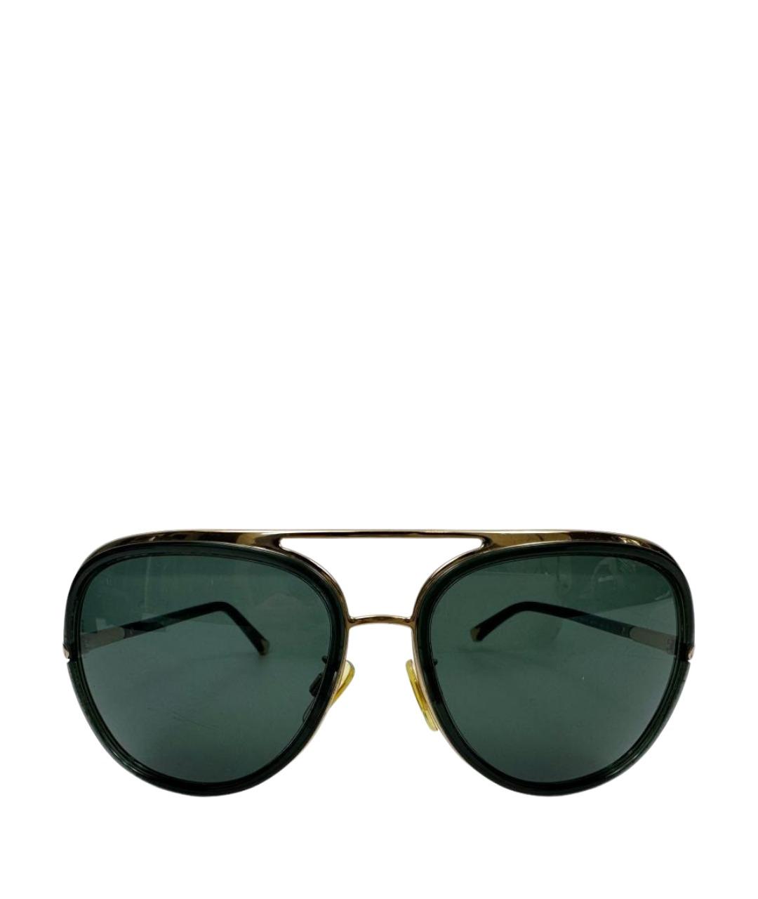 DOLCE&GABBANA Зеленые металлические солнцезащитные очки, фото 1