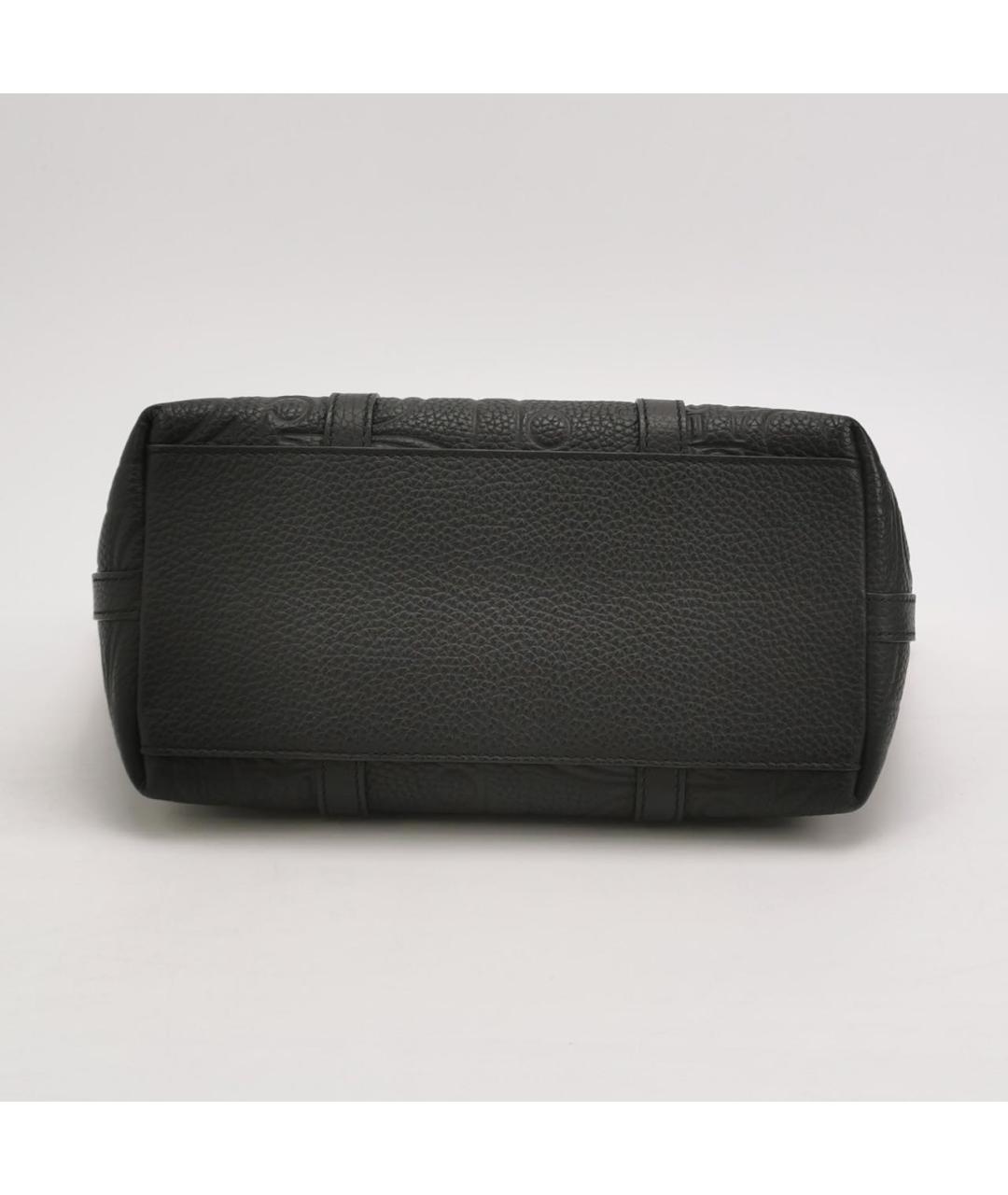 CHRISTIAN DIOR Черная кожаная сумка тоут, фото 6