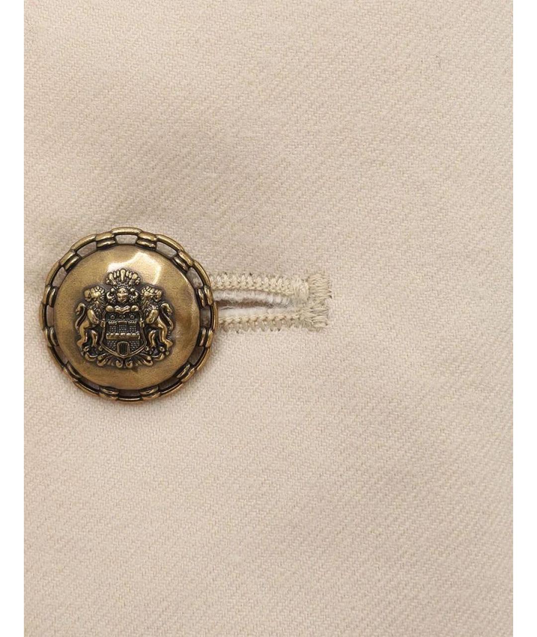 ZIMMERMANN Бежевый шерстяной жакет/пиджак, фото 4