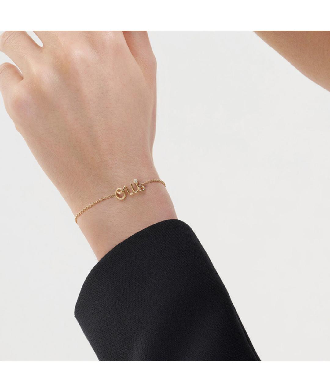 CHRISTIAN DIOR Золотой браслет из желтого золота, фото 2