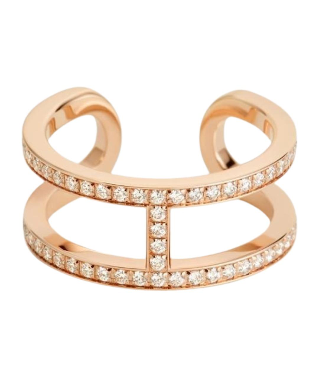HERMES Золотое кольцо из розового золота, фото 1