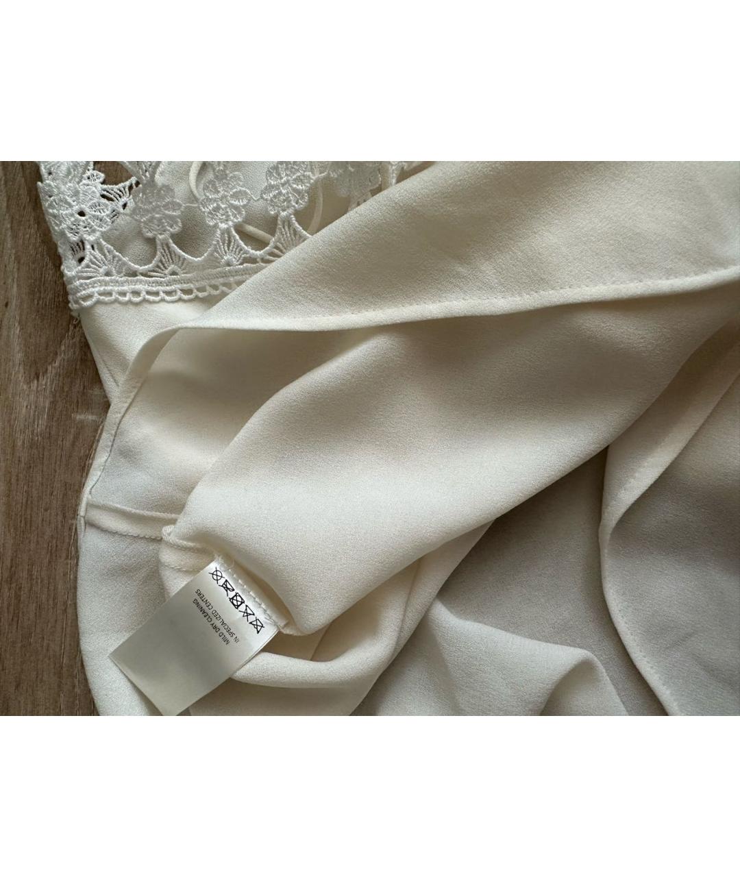 ZUHAIR MURAD Белая ацетатная майка, фото 6