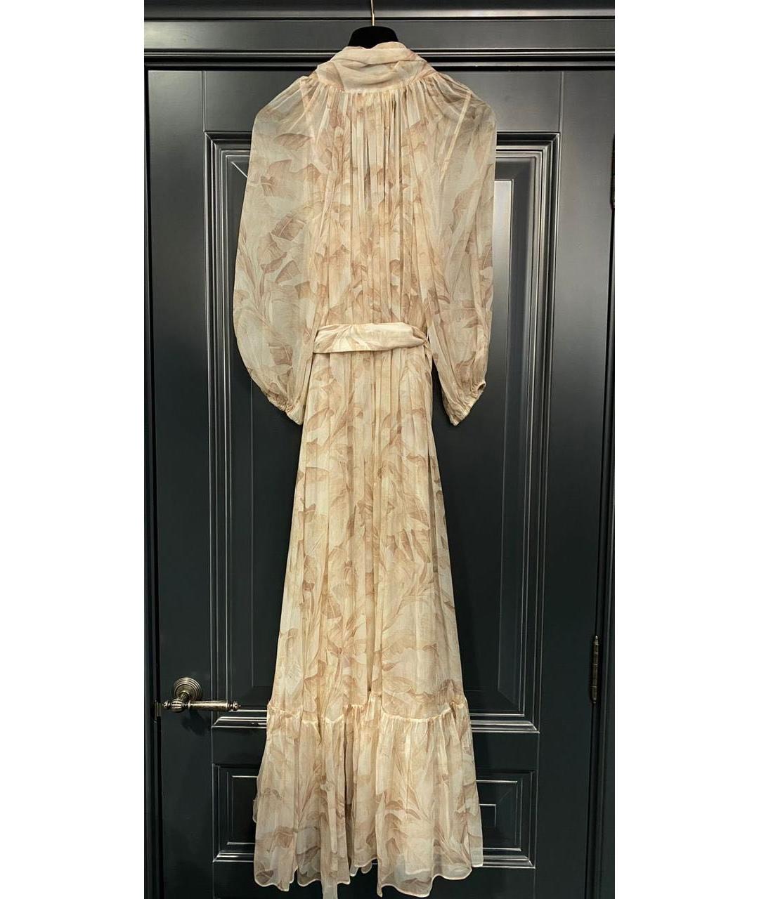 ZIMMERMANN Бежевое повседневное платье, фото 3