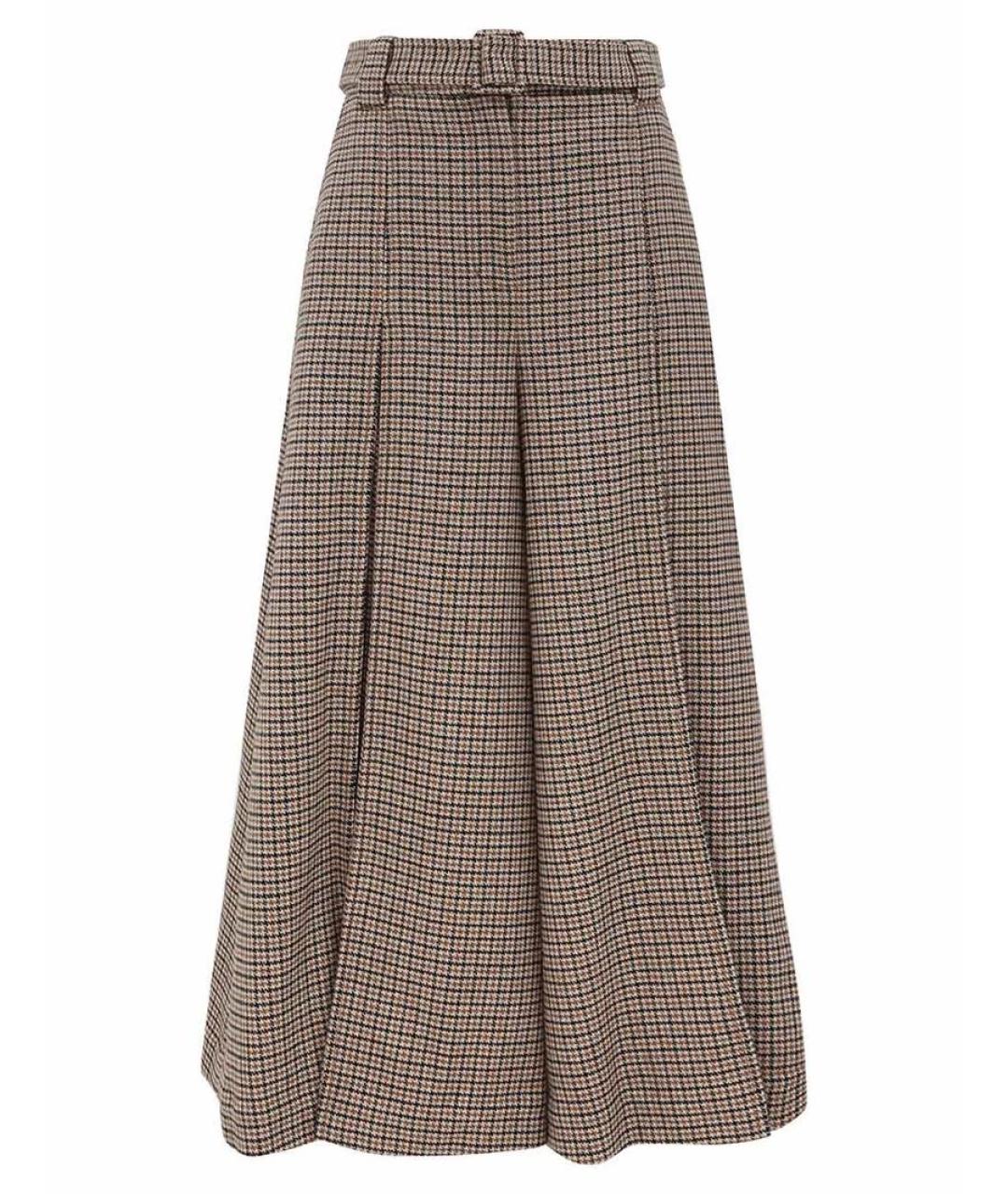 ZIMMERMANN Коричневые шерстяные кюлоты, фото 5