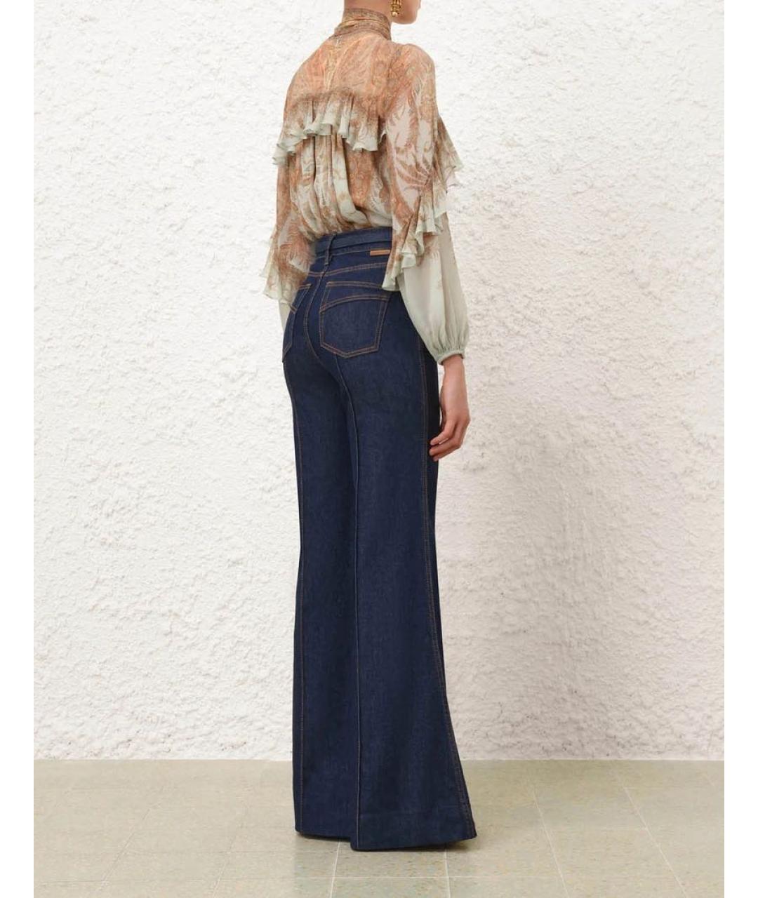 ZIMMERMANN Бежевая шелковая блузы, фото 4