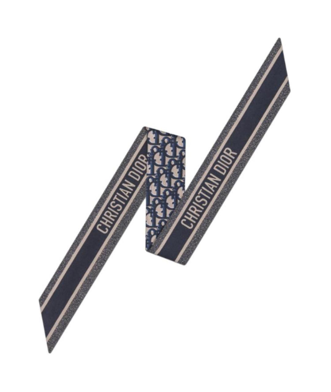 CHRISTIAN DIOR Мульти шелковый шарф, фото 2