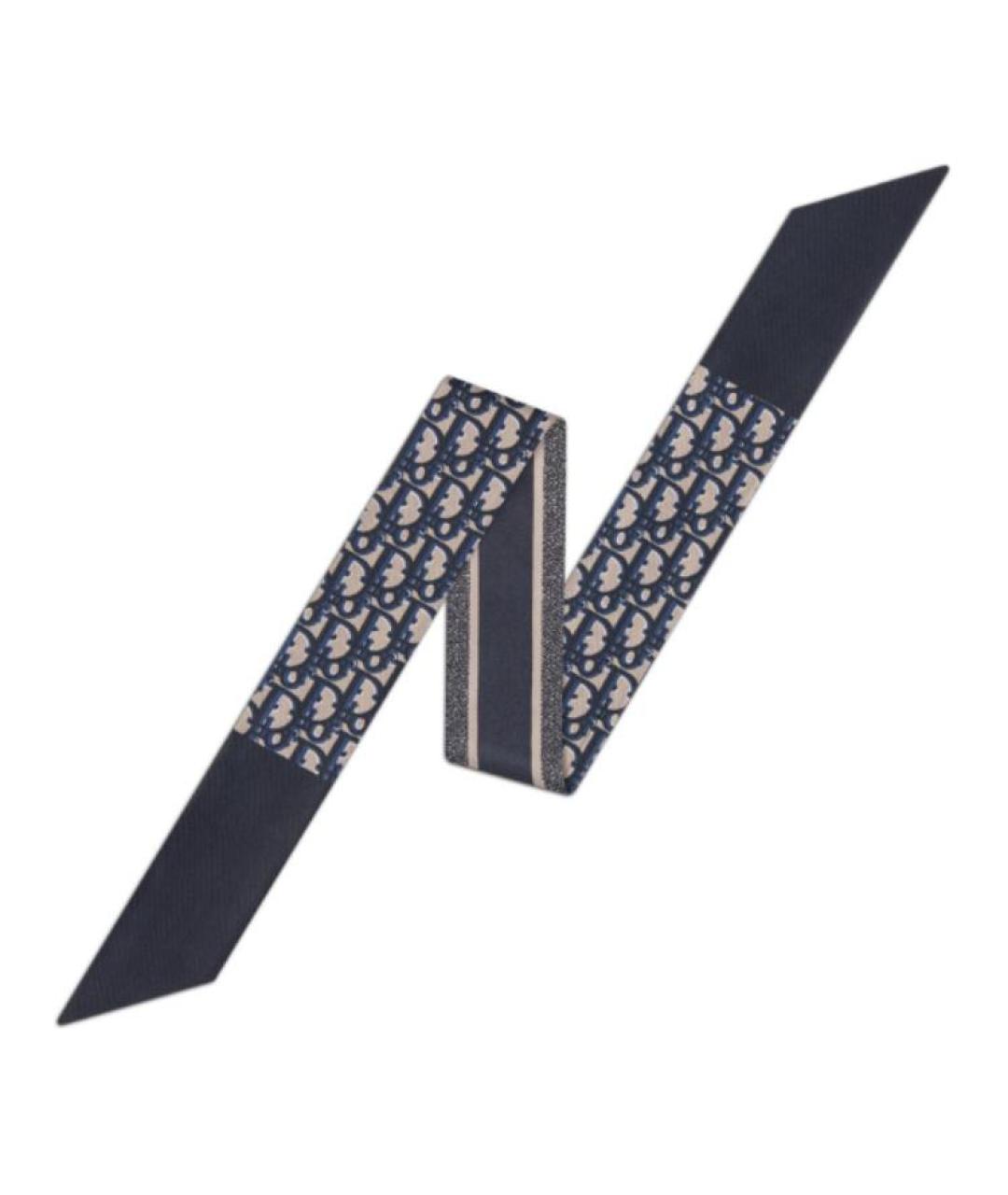 CHRISTIAN DIOR Мульти шелковый шарф, фото 1