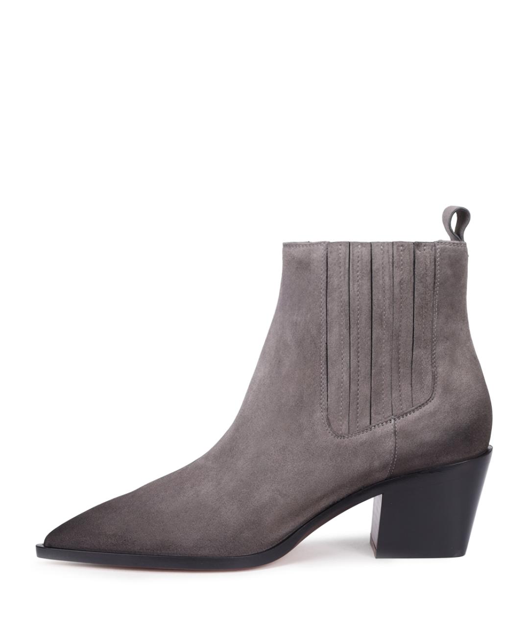 SANTONI Серые замшевые ботильоны, фото 3