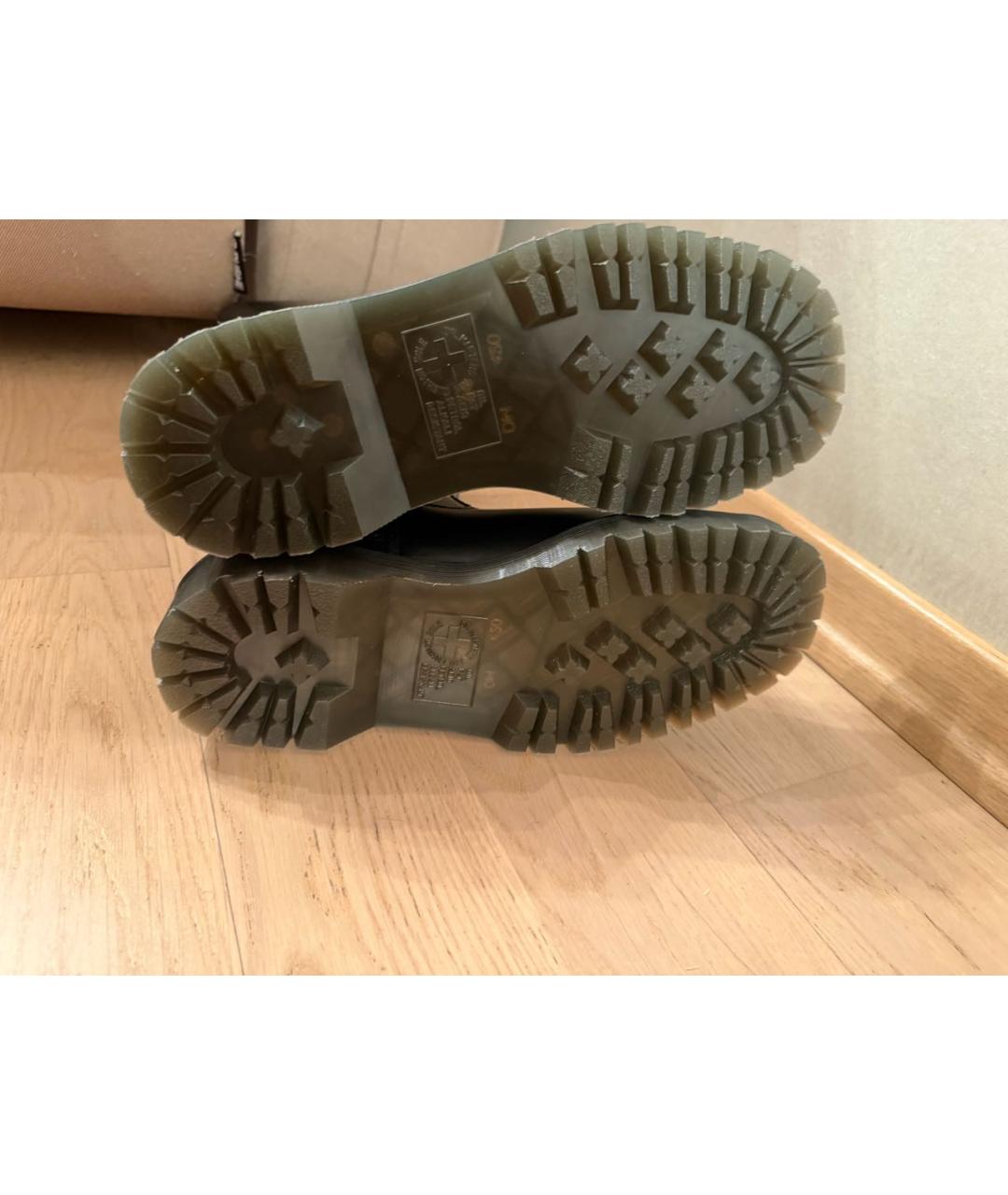 DR. MARTENS Черные кожаные сапоги, фото 5