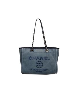 Сумка тоут CHANEL PRE-OWNED Deauville Medium Tote
