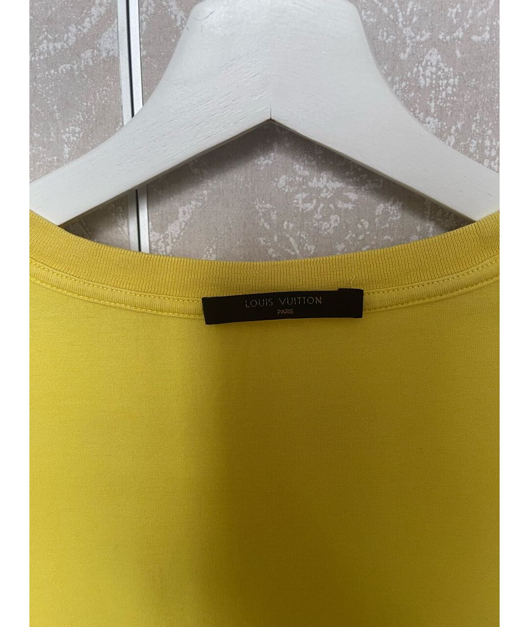 LOUIS VUITTON Желтая хлопковая футболка, фото 6