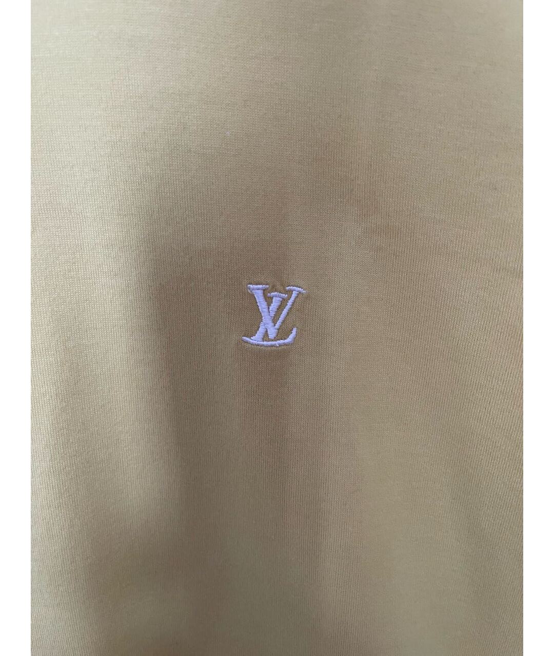 LOUIS VUITTON Желтая хлопковая футболка, фото 7