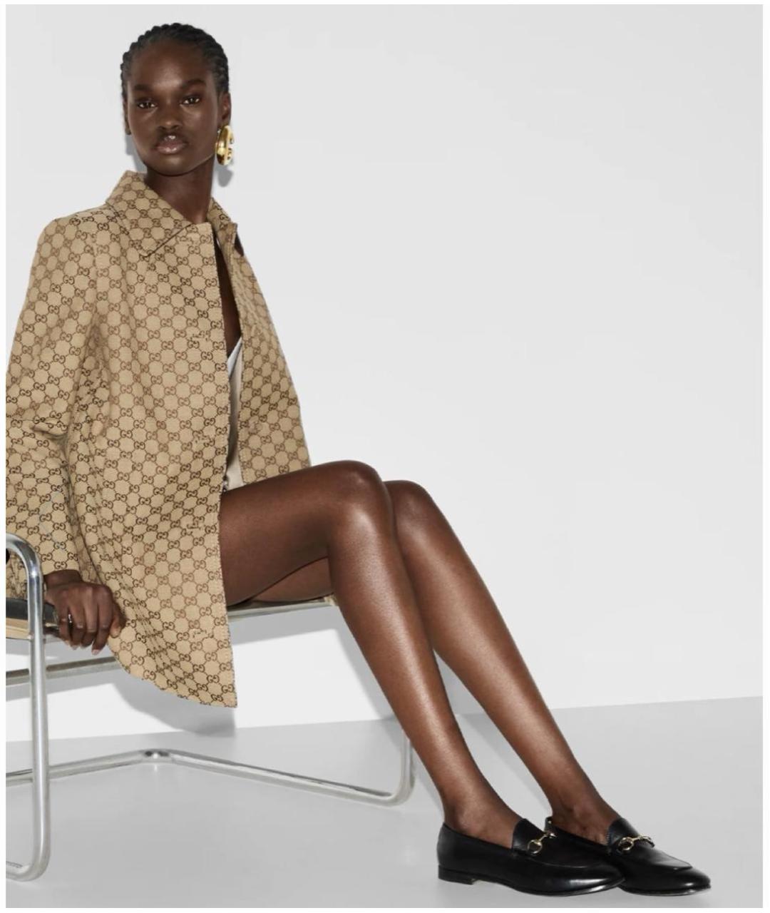 GUCCI Черные кожаные лоферы, фото 4